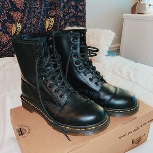 Dr. Martens 1460 Smooth Leather Lace Up Boots